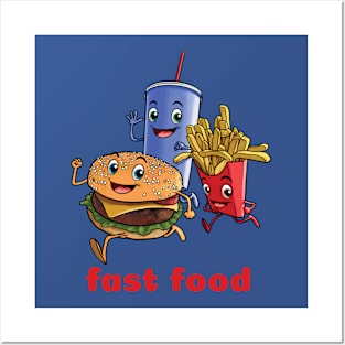 Fast food Posters and Art